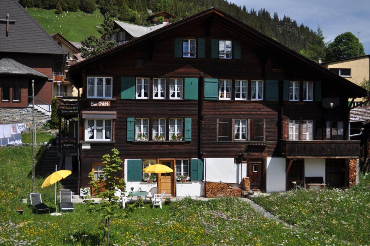 Studio Bim Chalet Bim Chilchli Mürren Екстериор снимка